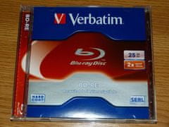 VERBATIM Blu-Ray BD-RE, 2x, 25GB, 5pack, Jewel