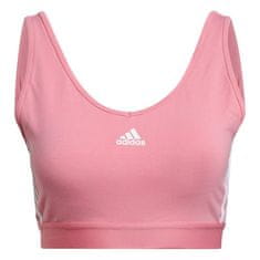Adidas Tričko výcvik ružová XL Essentials 3-stripes