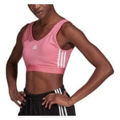 Adidas Tričko výcvik ružová XL Essentials 3-stripes