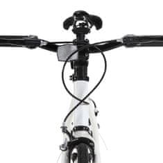 Vidaxl Bicykel s pevným prevodom bielo-čierny 700c 59 cm