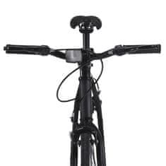 Vidaxl Bicykel s pevným prevodom čierno-oranžový 700c 55 cm