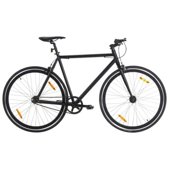 Petromila vidaXL Bicykel s pevným prevodom čierny 700c 59 cm