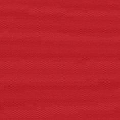 Vidaxl Zaťahovacia bočná markíza, červená 180x600 cm