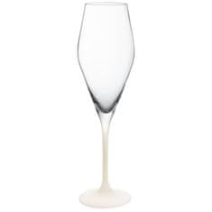 Villeroy & Boch Vysoké poháre na šampanské z kolekcie MANUFACTURE ROCK BLANC sada 4 kusov