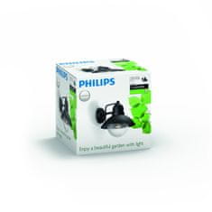 Philips Philips Hoverfly SVIETIDLO VENKOVNÍ NÁSTENNÉ ČIERNA 1x60W 230V 17237/30 / PN