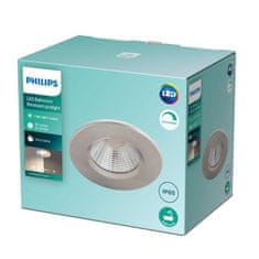 Philips LED Zapustené bodové svietidlo Philips DIVE SL261 set 3ks 8718699756079 3x5,5W 3x350lm 2700K IP65 niklové stmievateľné