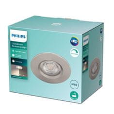 Philips LED Zapustené bodové svietidlo Philips DIVE SL261 8718699755669 5W 350lm 2700K IP65 niklové stmievateľné
