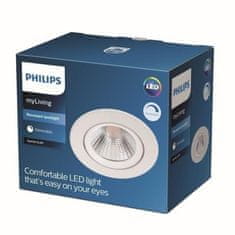 Philips LED Zapustené bodové svietidlo Philips SPARKLE SL261 8718699755683 5,5W 350lm 2700K IP20 biele stmievateľné