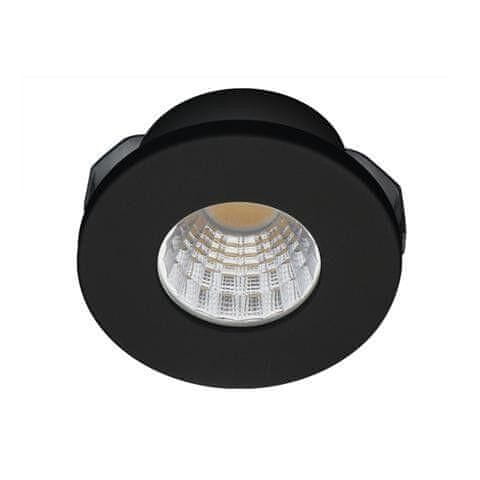 AZZARDO LED Stropné podhľadové svietidlo AZzardo Fill 5W R 4000K čierna AZ3382 5W 425lm 4000K IP20 4,5cm okrúhle čierne