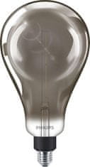 Philips Philips Vintage LED žiarovka E27 A160 6,5 W 200lm 1800K stmievateľná, smoky
