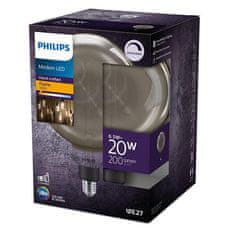 Philips Philips Vintage LED žiarovka E27 G200 6,5 W 200lm 1800K stmievateľná, smoky