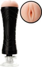 XSARA Velká umělá vagína realistická štěrbinka v tubě na přísavce - 70294969 