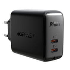 AceFast Sieťová nabíjačka Acefast A9, 2x USB-C, PD 40W (čierna)