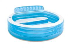 Intex Nafukovací bazén NATHAN modrý