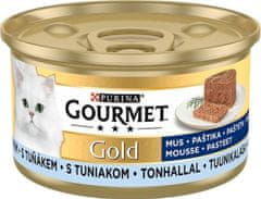 Gourmet 85g gold paštika tuňák cat