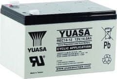 4DAVE Yuasa Pb trakční záložní akumulátor AGM 12V/14Ah pro cyklické aplikace (REC14-12)