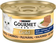 Gourmet 85g gold paštika krůta cat