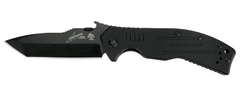 Kershaw 6044TBLK EMERSON CQC-8K taktický vreckový nôž 8,9 cm, celočierna, G10