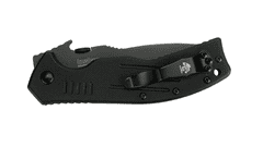 Kershaw 6044TBLK EMERSON CQC-8K taktický vreckový nôž 8,9 cm, celočierna, G10