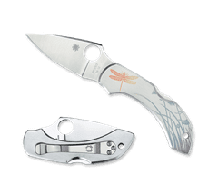 Spyderco C28PT Dragonfly Stainless Steel Tattoo
