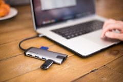 VERBATIM USB-C multiport hub USB 3.1 GEN 1/2xUSB 3.0/HDMI/SDHC/MicroSDHC/RJ45