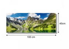 Dimex Dimex, obrazy na plátne - Horské jazero 100 x 40 cm