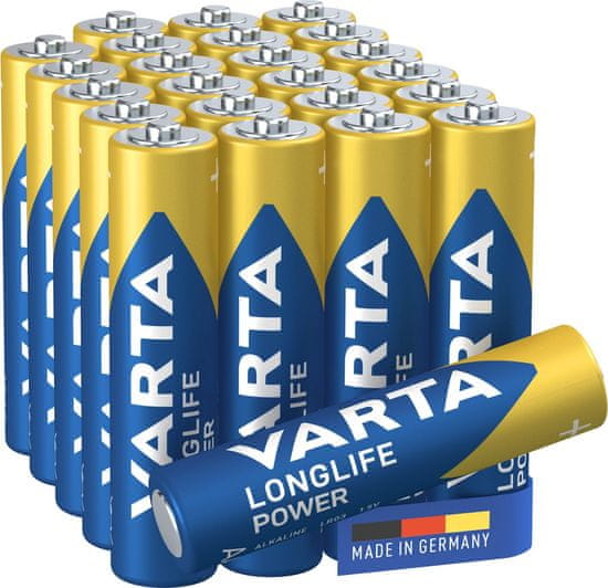 VARTA batérie Longlife Power AAA, 24ks (Big Box)