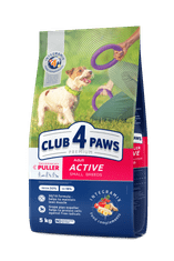 Club4Paws Premium suché krmivo pre aktívne psy malých plemien ACTIVE 5 kg