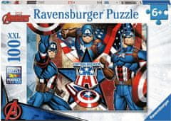 Ravensburger Puzzle Marvel: Kapitán Amerika XXL 100 dielikov