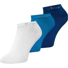 BUGATTI 3 PACK - pánske ponožky 6765A-279 victoria blue (Veľkosť 39-42)