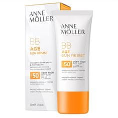 Anne Moller Ochranný BB krém proti tmavým škvrnám a starnutiu pleti SPF 50+ Age Sun Resist (BB Cream) 50 ml