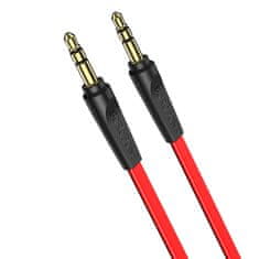 Borofone Audio kábel BL6 jack 3,5 mm na jack 3,5 mm červený
