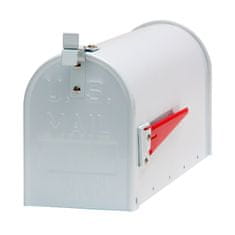 DEMA Hliníková americká poštová schránka, biela