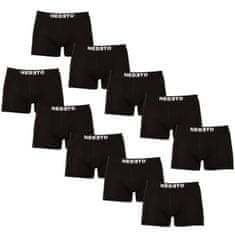 Nedeto 10PACK pánske boxerky čierne (10NB001b) - veľkosť XL