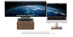 Twelve South HiRise Pro - stojan na monitor a iMac, strieborný