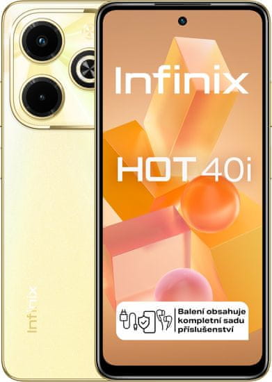 Infinix Hot 40i, 4GB/128GB, Horizon Gold
