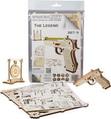 Wooden city 3D puzzle Pistol Legend BRT-9, 31 dielikov