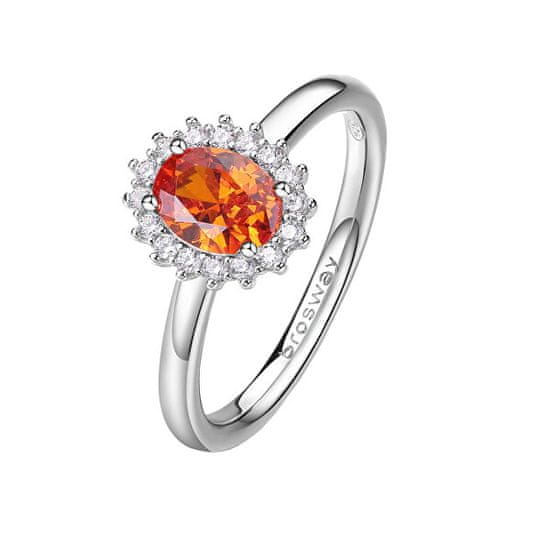 Brosway Elegantný strieborný prsteň Fancy Vitamín Orange FVO19