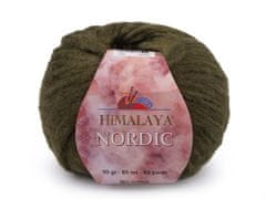Himalaya Pletacia priadza Nordic 50 g - (76816) zelená khaki
