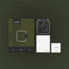 Hofi Camring ochranné sklo na kameru na iPhone 15 / 15 Plus, čierne