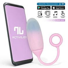 INTOYOU IntoYou ActiveJoy App Egg (Pink), vibračné vajíčko s ovládaním telefónom