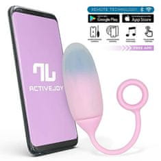 INTOYOU IntoYou ActiveJoy App Egg (Pink), vibračné vajíčko s ovládaním telefónom