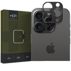 Hofi Alucam Pro ochranné sklo na kameru na iPhone 15 Pro / 15 Pro Max, čierne