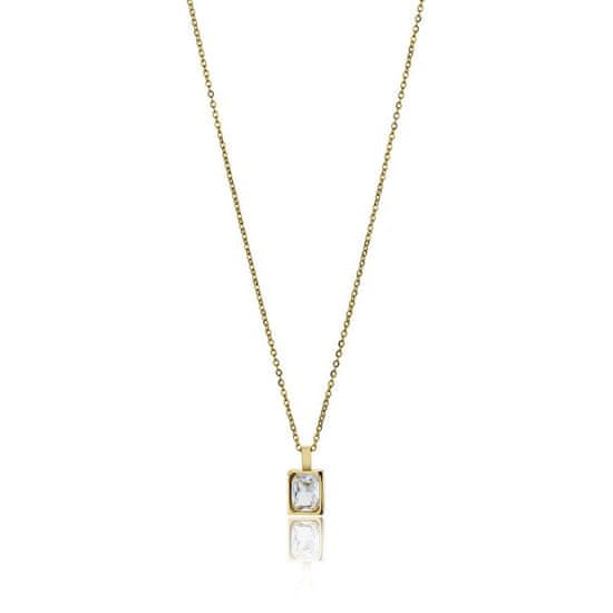 Emily Westwood Elegantný pozlátený náhrdelník so zirkónom Angela EWN23081G
