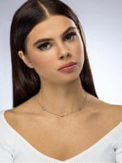 Emily Westwood Pozlátený náhrdelník s čírymi zirkónmi Ana EWN23083G