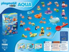 Playmobil PLAYMOBIL 71086 PLAYMOBIL 1.2.3 aqua Adventný kalendár Zábava vo vode