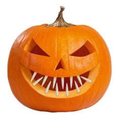 Dekorácia zuby do tekvice - pumpkin - Halloween - 12 ks