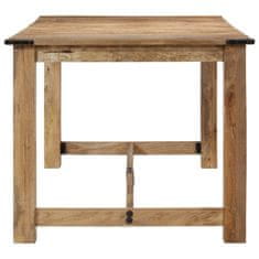 Vidaxl Jedálenský stôl 180x90x75 cm masívne mangovníkové drevo