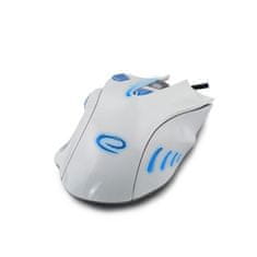 Esperanza Optická herná myš 7D EGM401WB - MX401 HAWK bielo-modrá