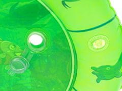 KIK Vodná nafukovacia senzorická podložka Korytnačka zelená KX5678